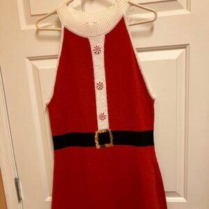 Mrs. Claus sweater dress